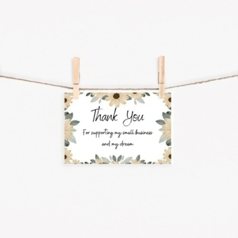 Sunflower Thank You Cards 50-Pack